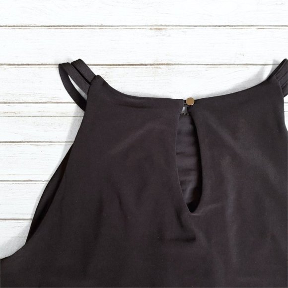 WHBM Black Beaded Sleeveless Tank Style Top - Picture 7 of 8